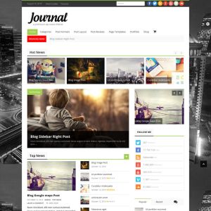 Journal, sito web pulito e responsive per Magazine