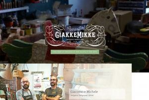 GiakkeMikke il design retro in un sito web moderno