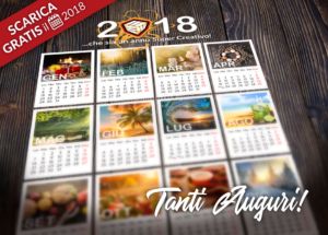 Calendario 2018 EM3DESIGN Tanti Auguri